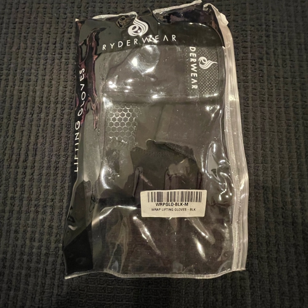 Ryderwear Black Training Wrap Gloves